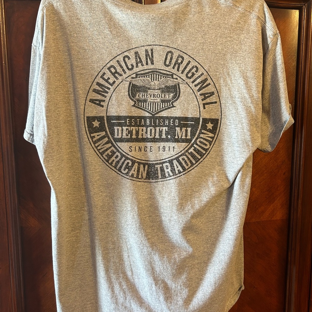 Chevy Gildan Gray American Tradition Tee